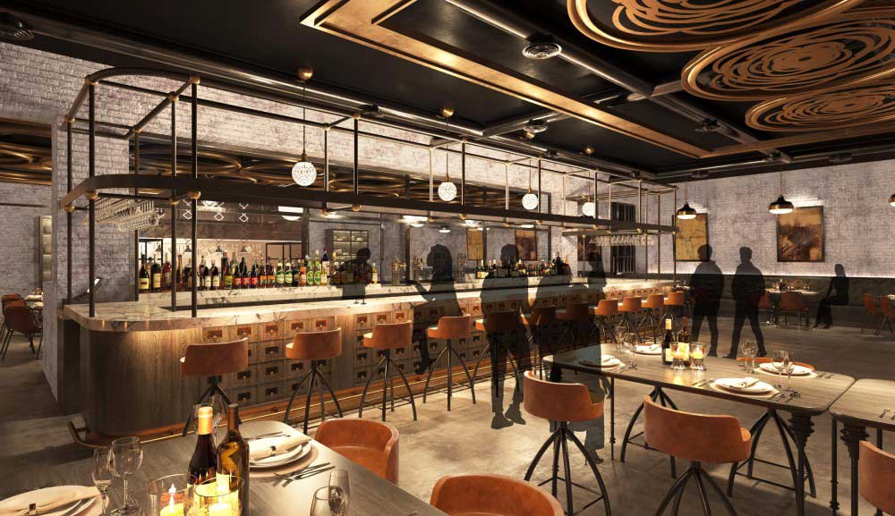 Lobby Bar Rendering