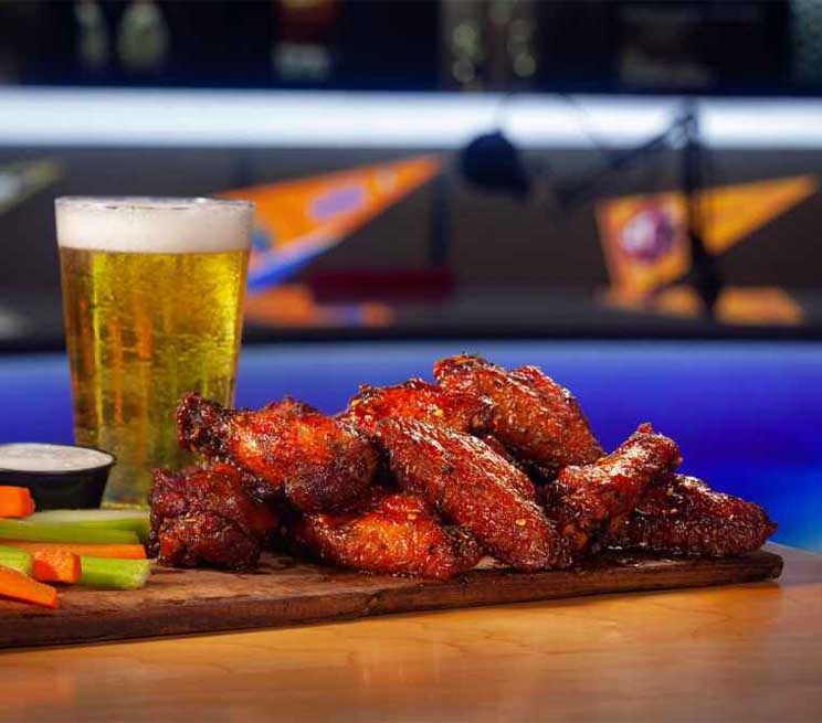 Wings at The Playbook Sports Bar + Grill